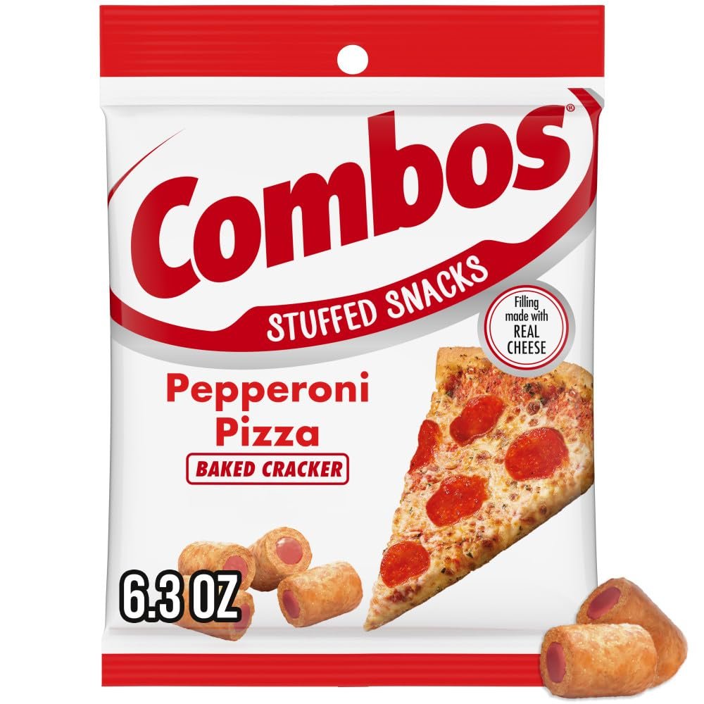 Combos Pepperoni Pizza Cracker Baked Snacks 178.6 g