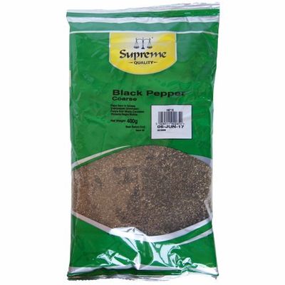 Supreme Coarse Black Pepper - 400g