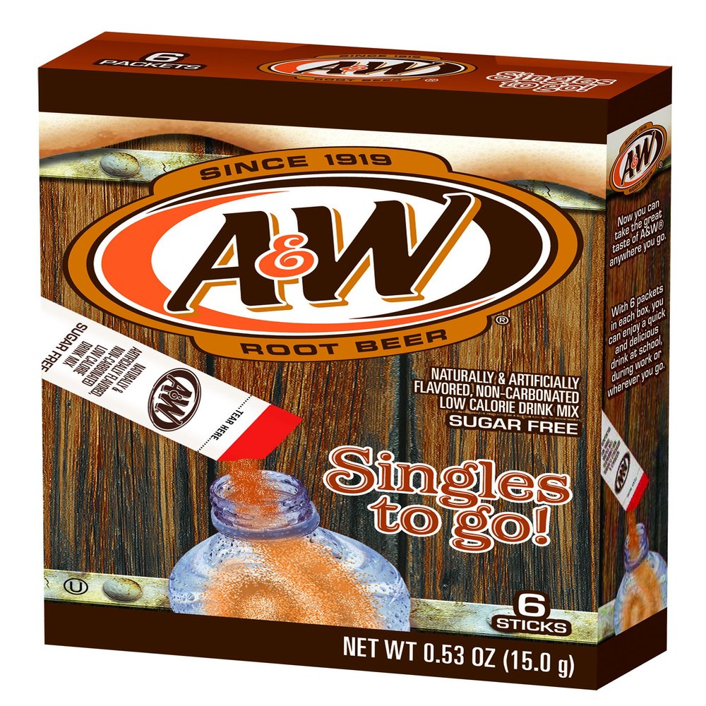 A&W Root Beer Singles to Go Drink Mix 15 g