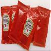 100 (4 x 25) Heinz Tomato Ketchup - Individual 11g sachets view 1
