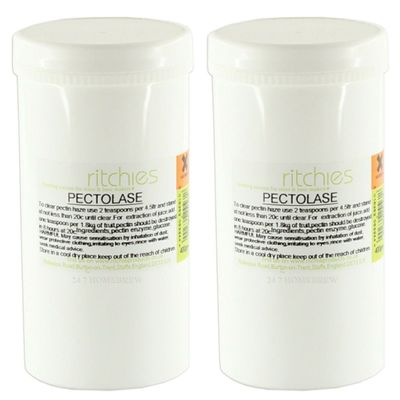2X Ritchies Pectolase Powder 400g Pectin Destroying Enzyme