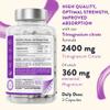 Aavalabs Magnesium Supplements for Women and Men - 2400mg per Daily Dose - (360mg Elemental) - 180 Magnesium Citrate Capsules - 3 Capsules Per Day - Vegan view 4