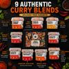 Nature Kitchen Indian Curry Powder Masala Gourmet Spice Seasoning Selection Mix Gift Set Kit. 9x Gluten-Free Herbs and Spices For Cooking Recipes. Including Blends For Vindaloo, Korma and More view 2