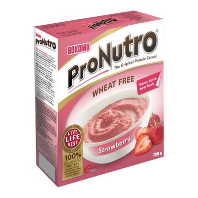 Bokomo ProNutro Wheatfree Strawberry Cereal 500 grammes