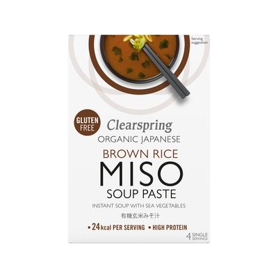 Clearspring Organic Instant Miso Soup Paste (Brown Rice Miso)