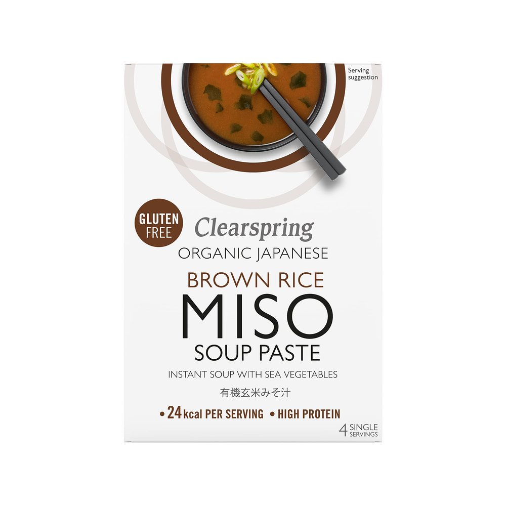 Clearspring Organic Instant Miso Soup Paste (Brown Rice Miso)