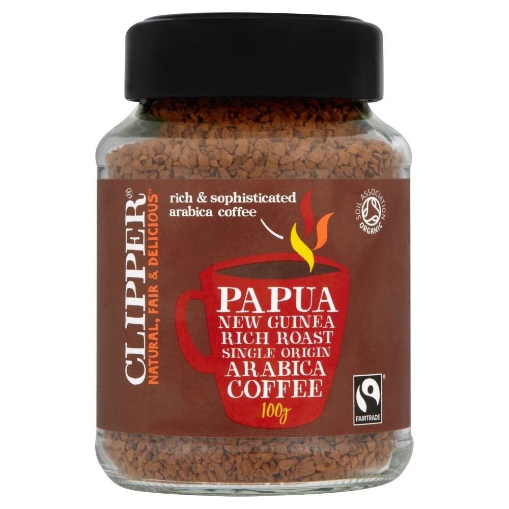 Clipper Papua New Guinea Instant Coffee, 100 g