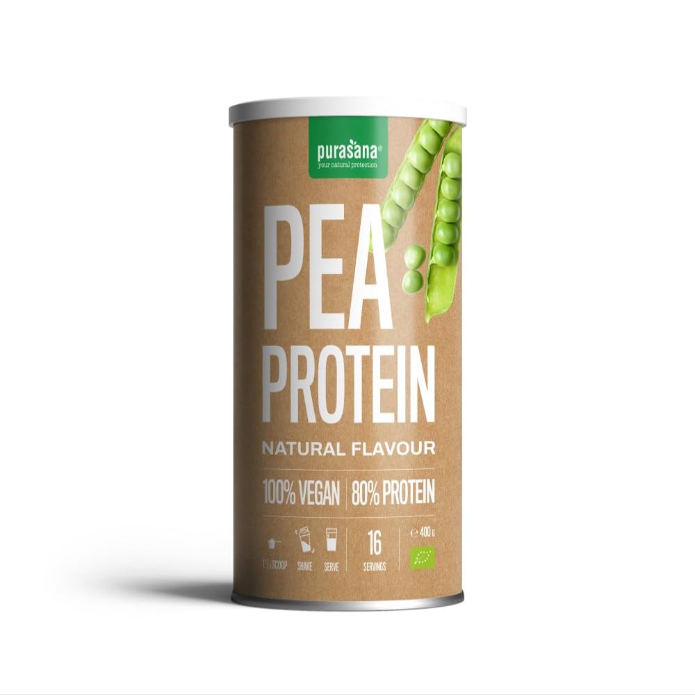 Purasana Protine de Pois Naturel Poudre Bio 400g