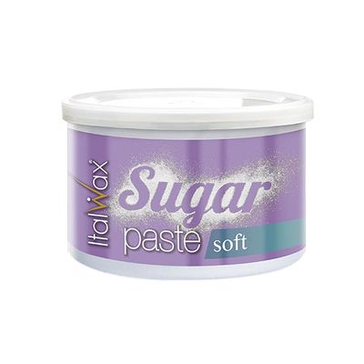 Italwax Solo - Sugar Paste Wax - Soft - 100% Natural Formulation - 600g sugar paste jar - Ideal for Body & Brazilian Bikini Areas