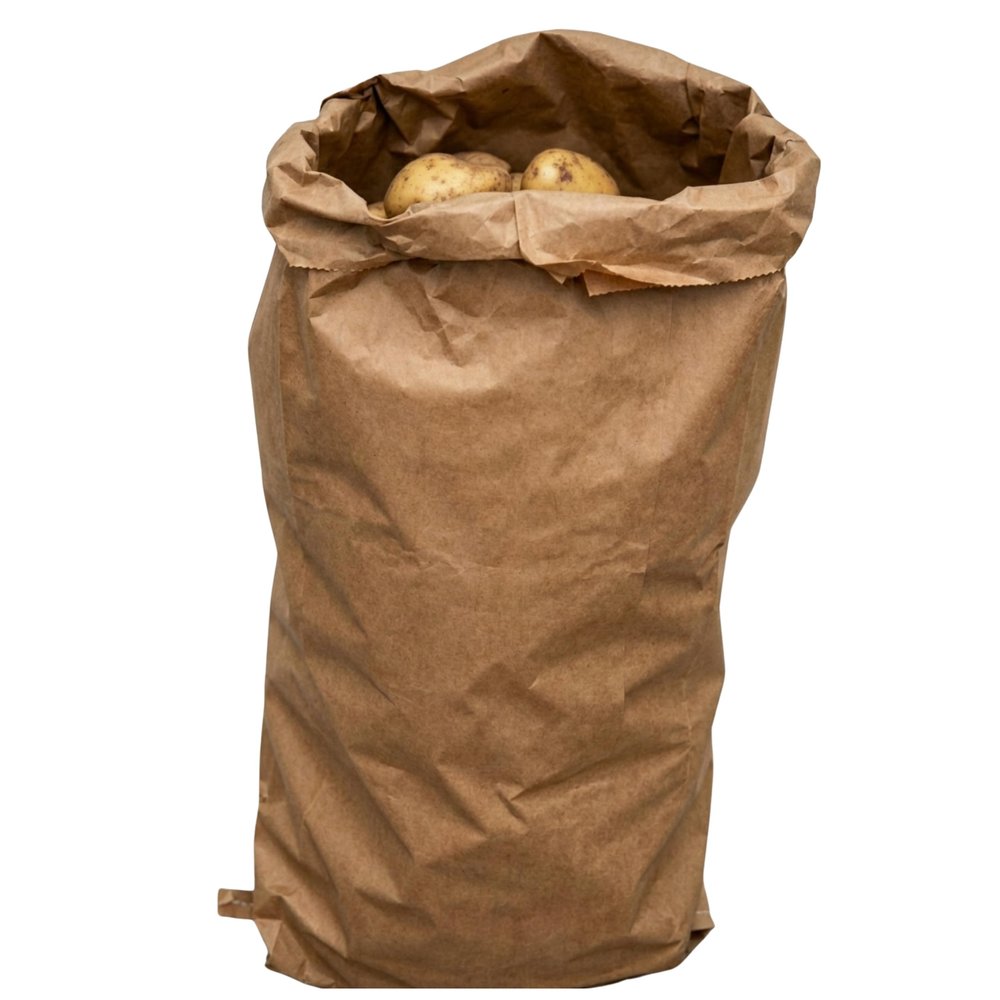 Nutley's Recyclable Paper Potato Storage Sacks, 25kg (1) - Does NOT contain potatoes - British Made