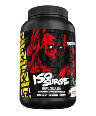 MUTANT ISO Surge | Whey Isolate Protein Powder | 25g Protein, Fast-digesting whey Protein Isolate & whey hydrolysate, Gourmet Flavors | 727 g | Coconut Cream