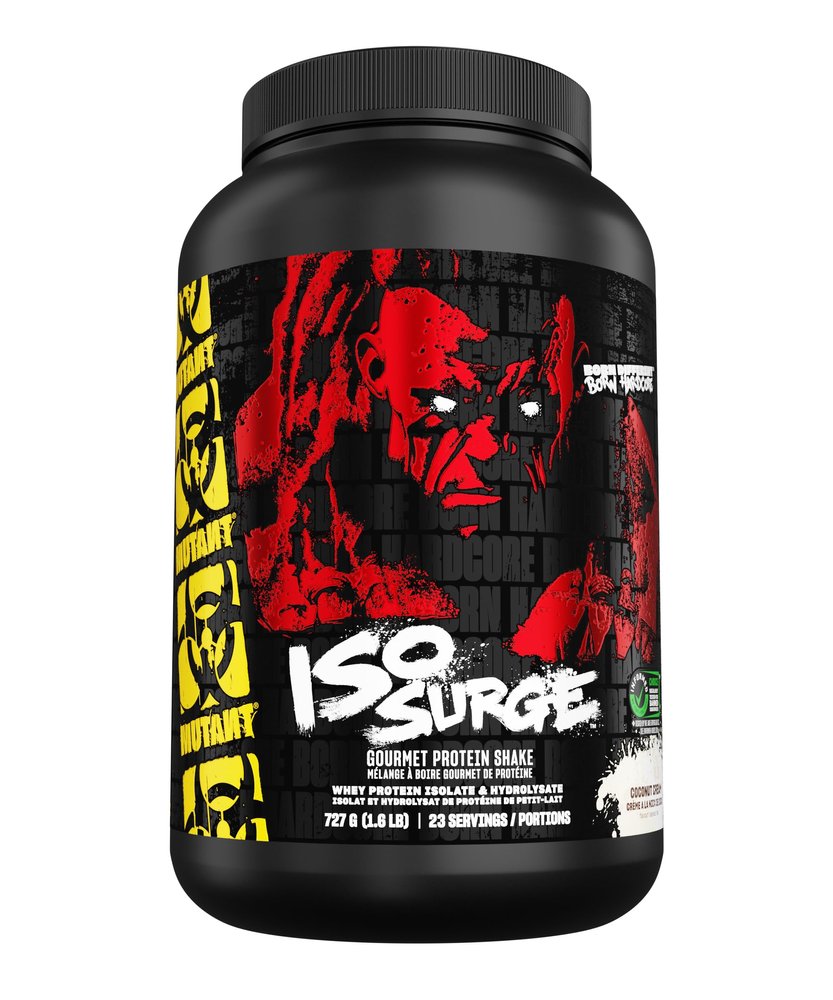 MUTANT ISO Surge | Whey Isolate Protein Powder | 25g Protein, Fast-digesting whey Protein Isolate & whey hydrolysate, Gourmet Flavors | 727 g | Coconut Cream