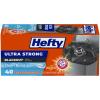 Hefty Ultra Strong Tall Kitchen Trash Bags Clean Burst, Black, 13 Gallon, 40 Count view 1