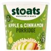 Stoats Apple & Cinnamon Porridge Pots Made with Scottish Oats, Convenient Single-Serve 60g Pots, Great for Breakfast at Home or On-the-Go (Pack of 16) view 1