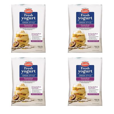 Easiyo Greek & Passionfruit Premium Yoghurt Mix 230g (Pack of 2)
