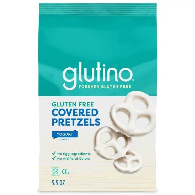 Glutino Gluten Free Yogurt covered pretzels 5.5 OZ