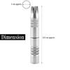 Haryali London, Manual Ear & Nose Hair Trimmer for Men & Women, Battery-Free Stainless Steel Grooming Clipper, Portable Precision Hair Remover Tool view 2