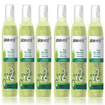 6 x SUCCARI PURE ALOE VERA juice double concentration 6000 ml
