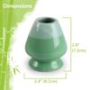 BambooMN Brand - Matcha Tea Whisk Holder - Mint Green view 4