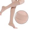 EXIU 18-21mm Hg KNEE HIGH COMPRESSION Men Women Dress Socks Support Open Toe S view 3