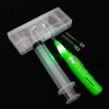 Earlywish Non-Slip Tonsil Stone Removing Tool Pick + 3 Adapters+ Irrigation Syringe (Green) view 3