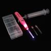 Earlywish Non-Slip Tonsil Stone Removing Tool Pick + 3 Adapters+ Irrigation Syringe (Pink) view 2