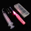 Earlywish Non-Slip Tonsil Stone Removing Tool Pick + 3 Adapters+ Irrigation Syringe (Pink) view 4