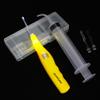 Earlywish Non-Slip Tonsil Stone Removing Tool Pick + 3 Adapters+ Irrigation Syringe (Yellow) view 3