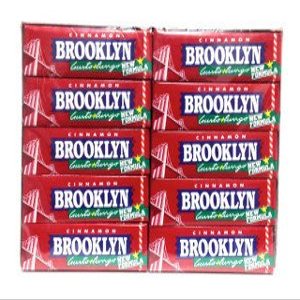 20 Packets Chewing Gum Brooklyn Cinnamon RED Chewing-Gum