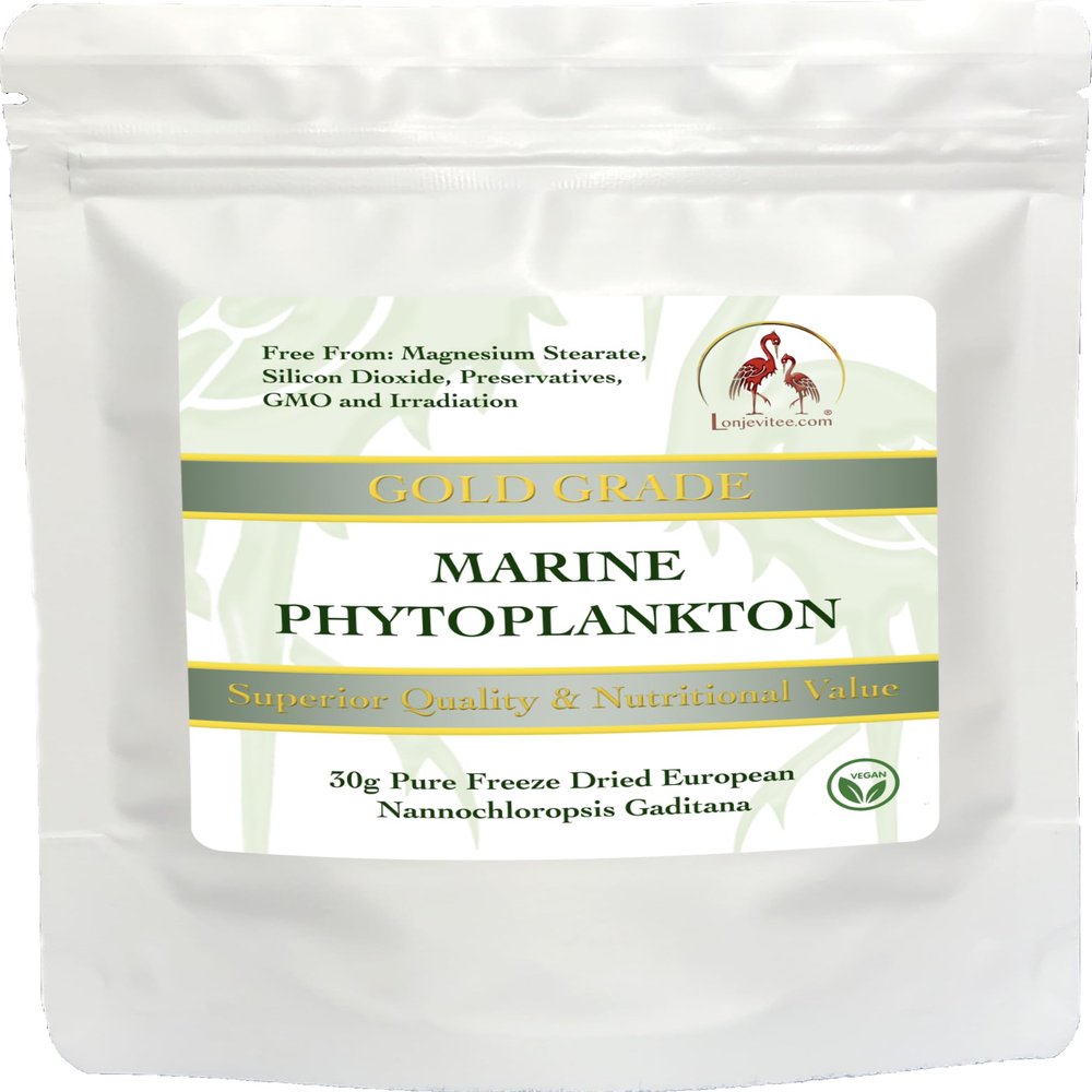 Lonjevitee Phytoplankton - Gold Grade, Pure Freeze Dried Powder - 30g Pouch