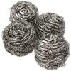 Spontex Tough Kitchen Scourers | Wire Wool Pan Scourers | 90% Recycled Rust-Free Stainless Steel | Cleans Ovens, BBQs, Glass Dishes & Jugs | 4 Count view 3