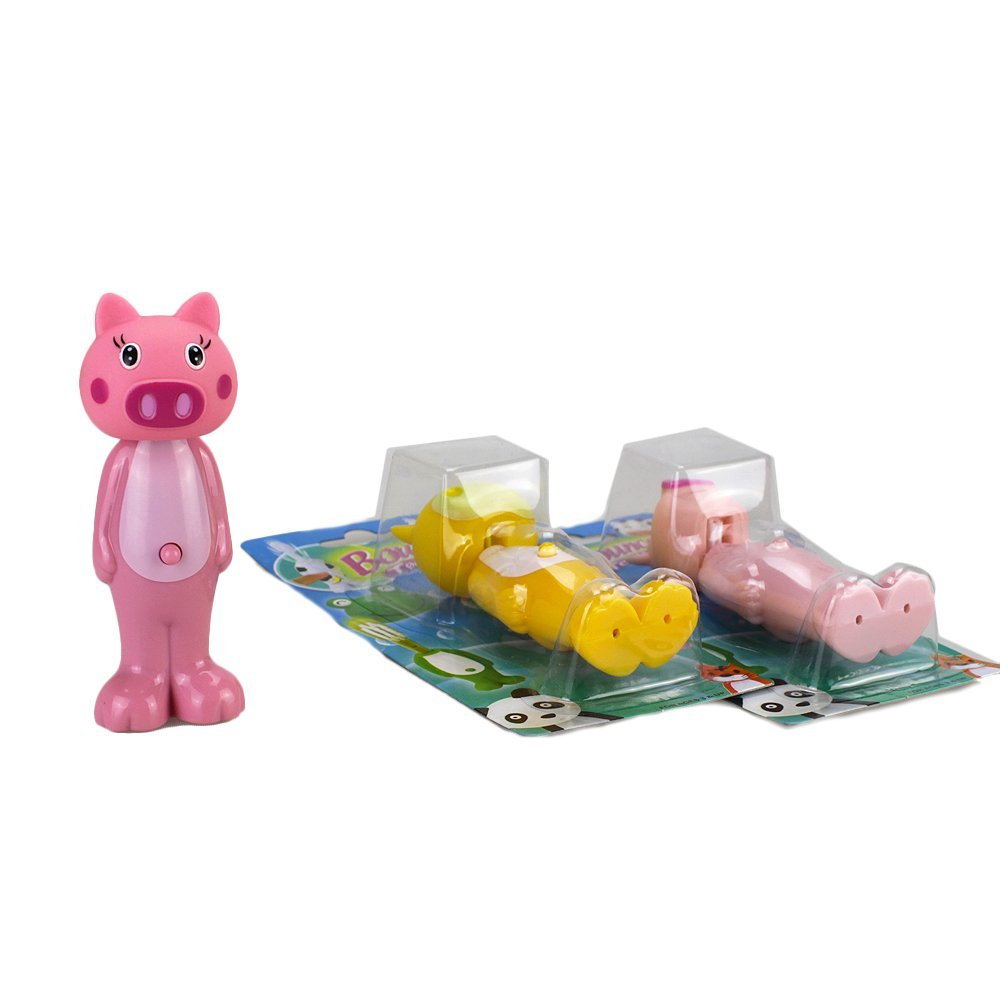 Earlywish 3 Lovely Toothbrushes Animal Character Soft Kids Child Travel Christmas