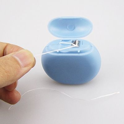 Earlywish 10pcs Mint Waxed Dental Floss, 50m/pc, EU Standard Approved, Nylon Floss