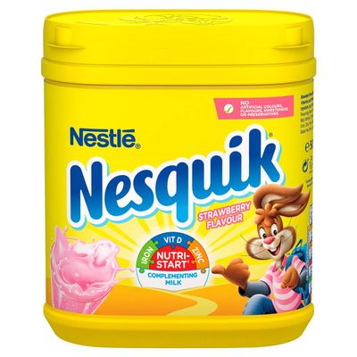Nesquik Strawberry Powder Milkshake Tub, 500 g