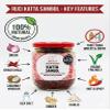 RUCI Katta Sambol, Great Taste Award-winner, Vegetarian, Spicy Relish. Dry Ground Chillies with Onions & Rock Salt - 250g view 2