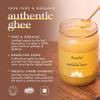 Fushi Organic Ghee 420g Organic Certified | English Ghee | Vegetarian, Clarified Pure Ayurveda Grass Fed Butter | Ghee Butter from Free Range Grass Fed Cows | Healthy Cooking, Nutrition view 2