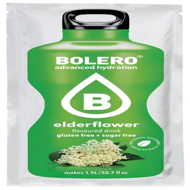 Bolero Classic Powder Sachet, 9 g, Elderflower, 12-Count