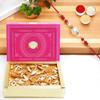 Ghasitaram Gifts Rakhi Gifts for Brothers Rakhi Sweets - Delicious Milk Cake with Beads Rakhi view 1