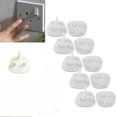 HARDWARE FOR YOU LYD PACK OF 5 SAFTY WHITE PLUG COVERS