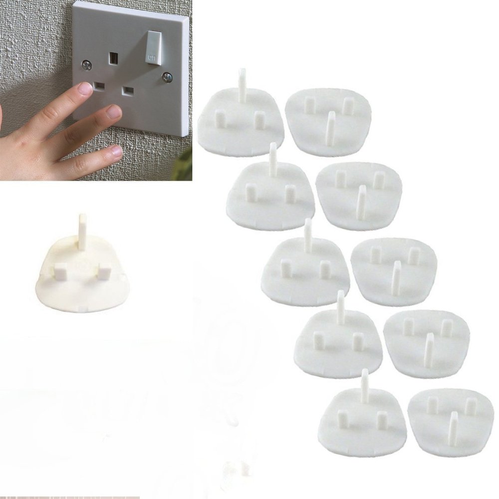HARDWARE FOR YOU LYD PACK OF 5 SAFTY WHITE PLUG COVERS