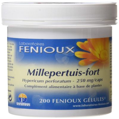 Fenioux Millepertuis Fort (Hypericum Fote) 200 Cap. 1 Unit 300 g