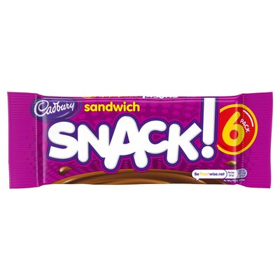Cadbury Snack Sandwich 6 Pack (Pack of 3)