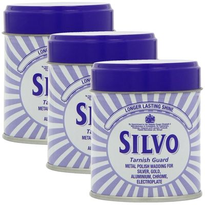Silvo Tarnish Guard Metal Polish Wadding Pack of 3-048671 - Packaging May Vary by Silvo