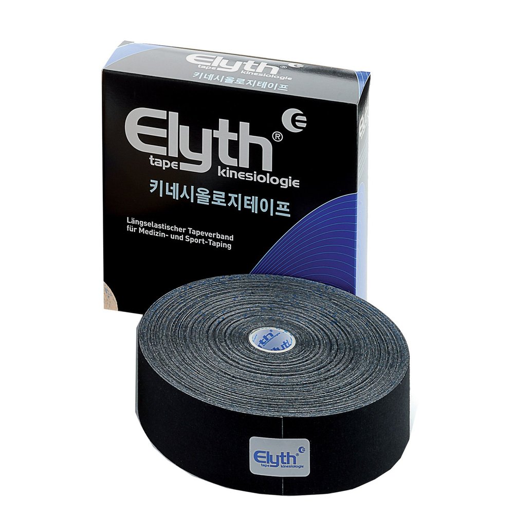 32 Meter ELYTH Tape Kinesiologie 32m x 5cm, Black