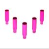Armerah Flute 510 Drip Tip e-cig Mouthpiece Short/Aluminium/Solid 5 Pack in Hot Pink view 1