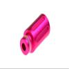 Armerah Flute 510 Drip Tip e-cig Mouthpiece Short/Aluminium/Solid 5 Pack in Hot Pink view 3