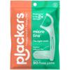 Plackers Plackers Micro Mint Freshens Breath, Dental Flossers Mint 90 Each Pack Of 5 view 1