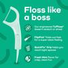 Plackers Plackers Micro Mint Freshens Breath, Dental Flossers Mint 90 Each Pack Of 5 view 3