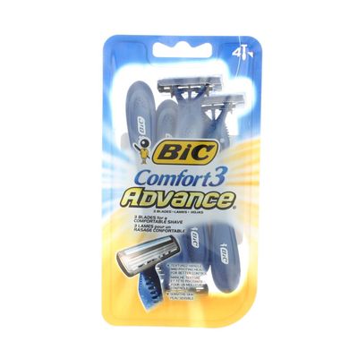 Bic Bic C3 Adv For Men 4Ct Size 4 Ct Bic C3 Adv For Men 4Ct 4 Pack Of 10
