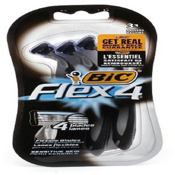 BIC Bic Flex 4 Quad Shvr3ct Size 3ct
